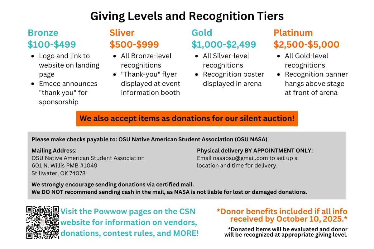 Powwow Donor Graphic