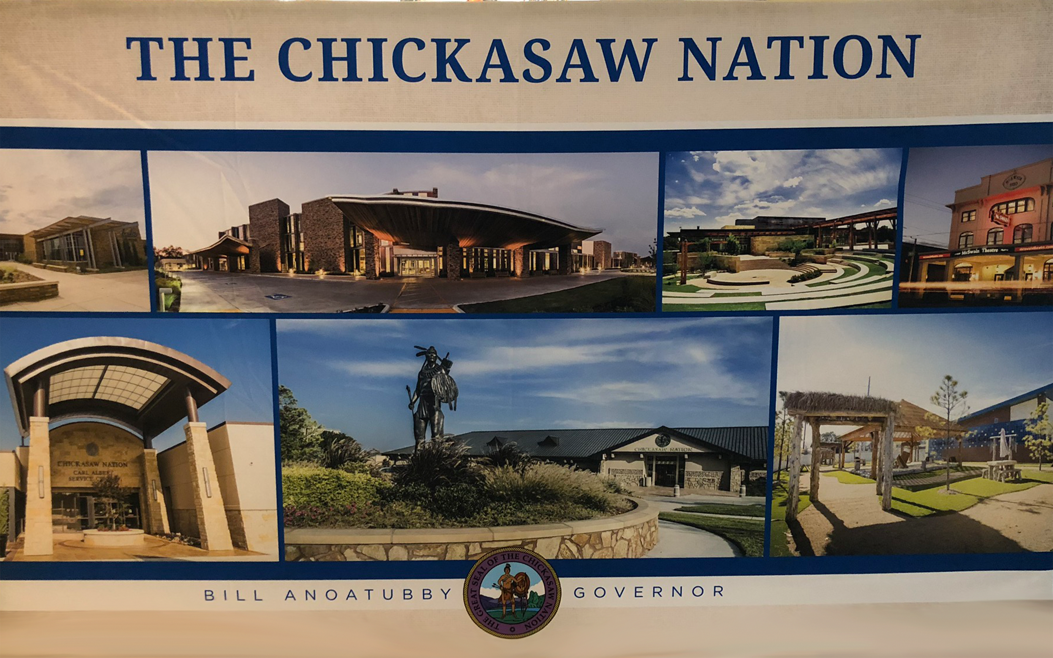 Collage of Chickasaw Nation Buildings