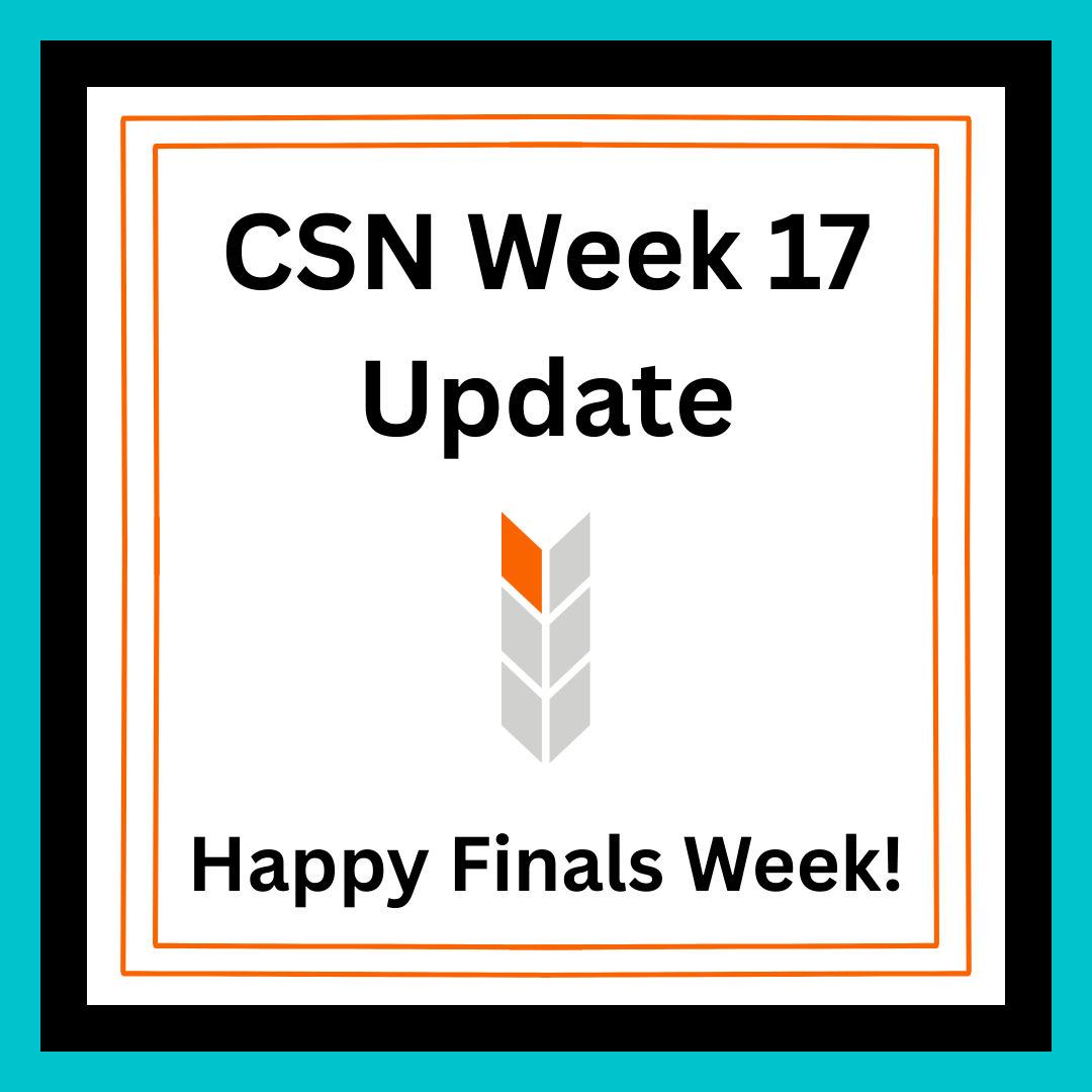 CSN Week 17 Weekly Update