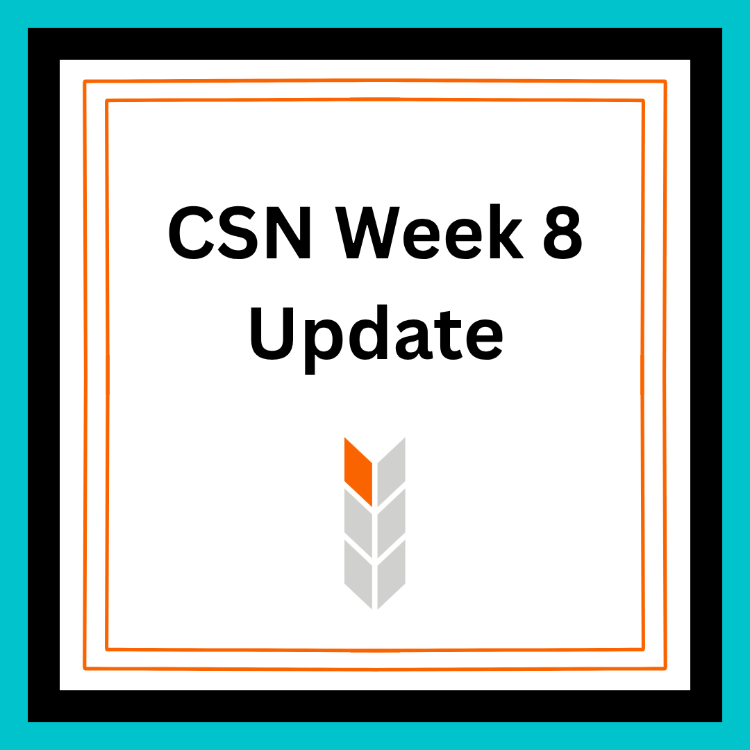 CSN Week 8 Weekly Update